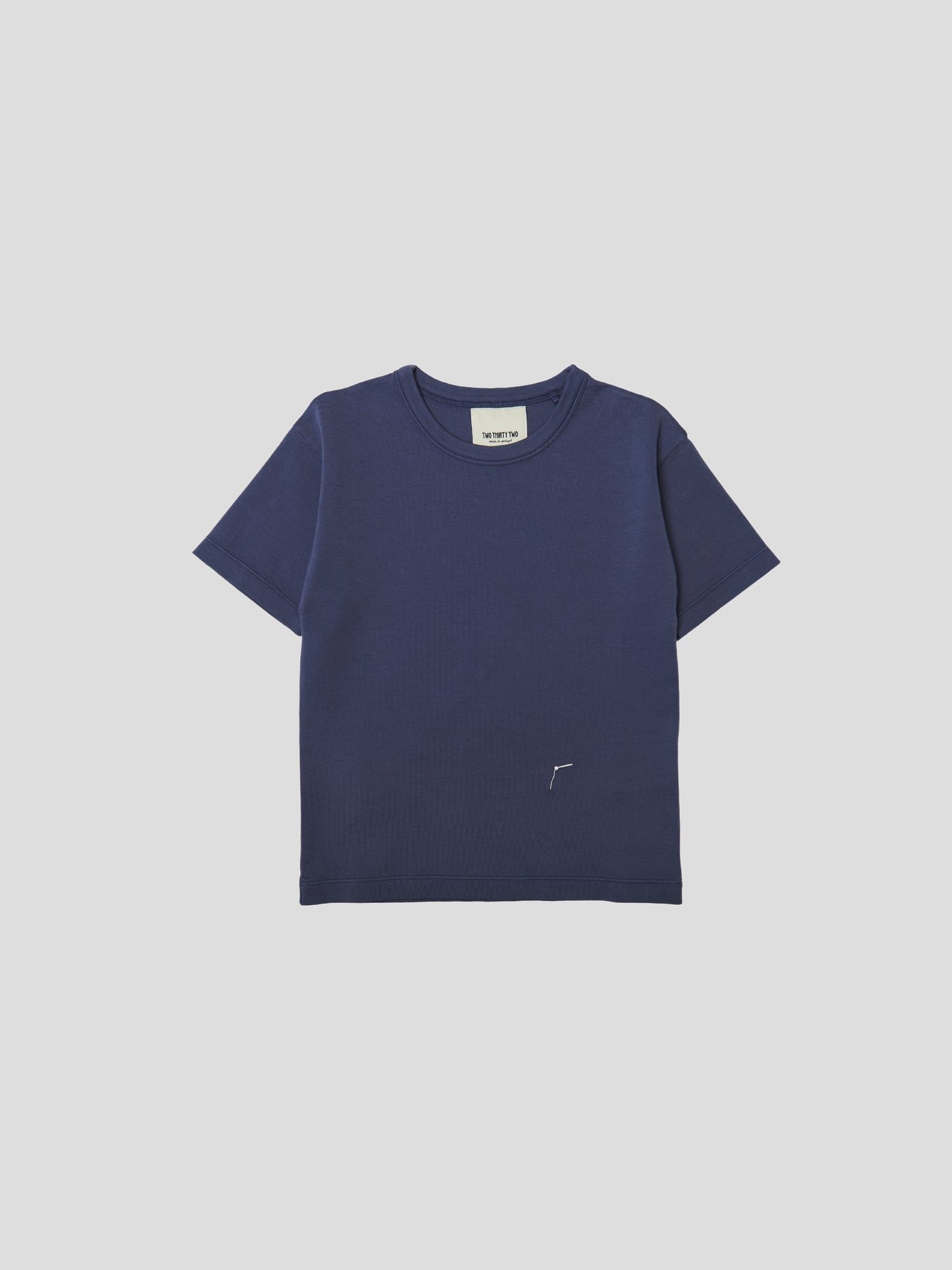 Navy Blue Short Sleeve Shirt _ TwoThirtyTwo _ Two Thirty Two